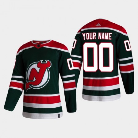 New Jersey Devils Custom 2020-21 Reverse Retro Authentic Shirt - Mannen